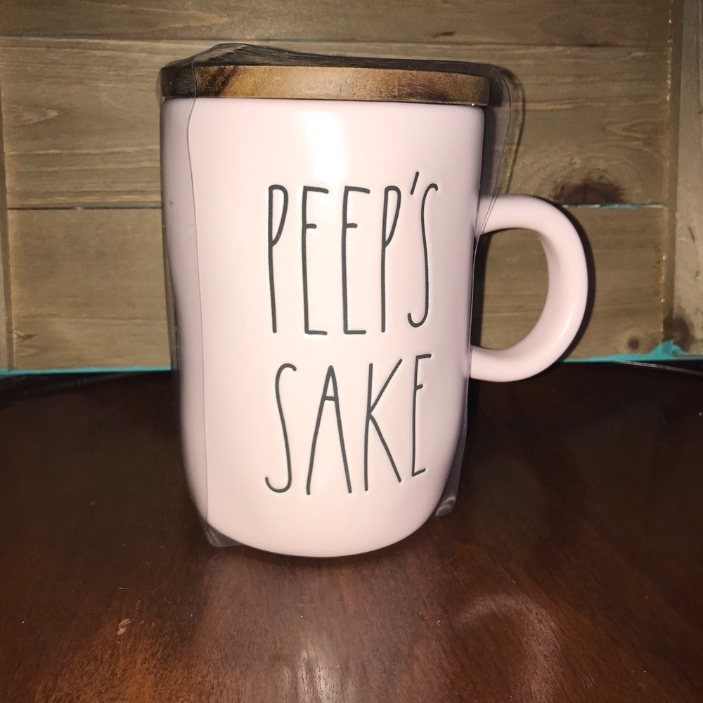 Rae Dunn Peek’s Sake Coffee Mug with Coaster